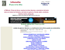 Tablet Screenshot of literalia.es